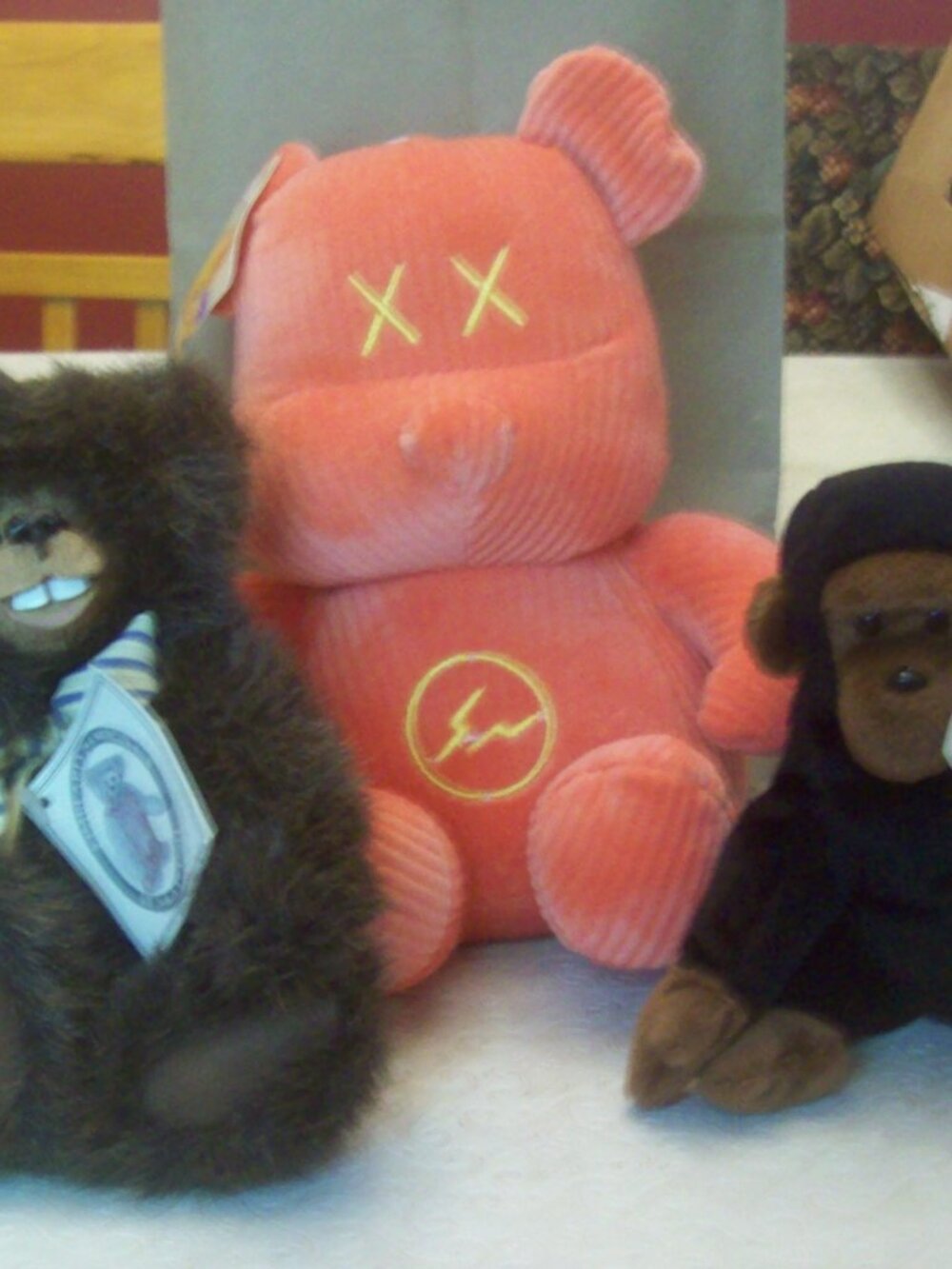 Plushie Bundle: Two Vintage (Kimbearly's Originals and TY) and One NWT (Kaws)